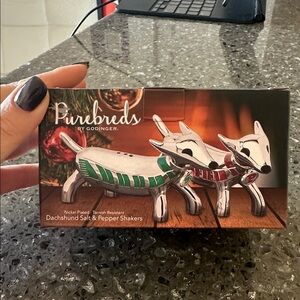 Godinger Purebred Dachshund Wiener Dog Salt Pepper Shakers